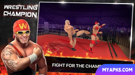 Versão crackeada do Wrestling Champions 3D (Fighting Boxing)