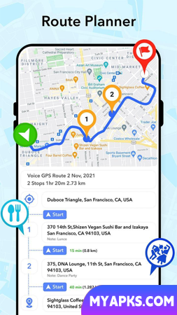 Voice GPS Driving Directions