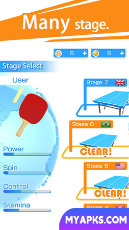 Table Tennis 3D Virtual World Tour Ping Pong Pro