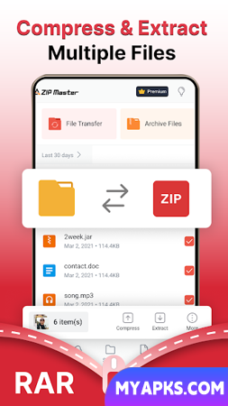 AZIP Master: ZIP / RAR, Unzip 