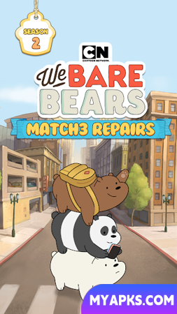 We Bare Bears Match3 Repairs 