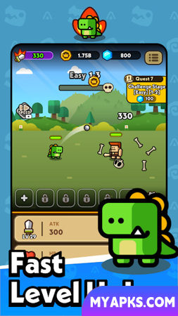 Hero Dino: Idle RPG