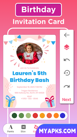 Invitation maker & Card Design 