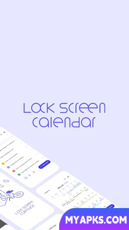 LockScreen Calendar - Schedule 