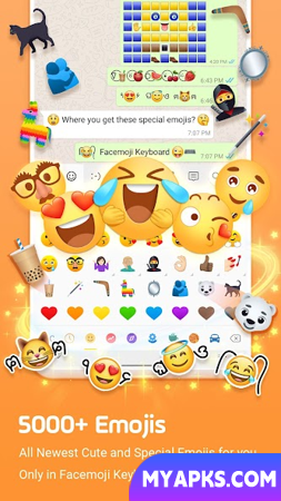 Facemoji:Emoji Keyboard&ASK AI 