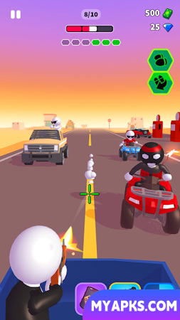 Rage Road - Car Shooting Game 