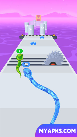 Snake Run Race・3D Running Game