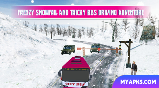 Pink Lady Snow Bus City Driver