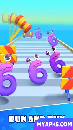 Number Run: Merge 3D Math