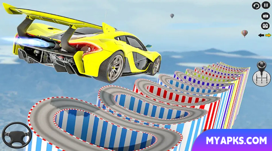 Superhero Car Games: Mega Ramp