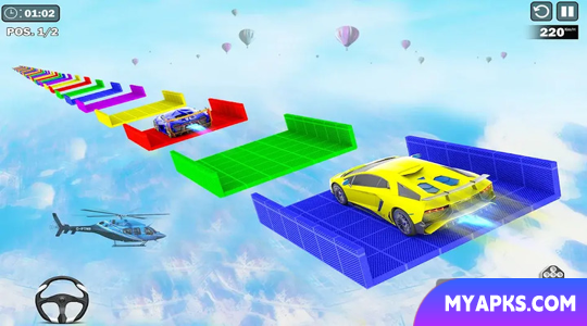 Superhero Car Games: Mega Ramp