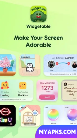 Widgetable: Adorable Screen