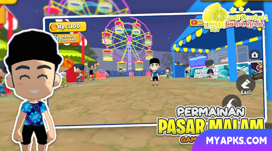 Simulator Game Pasar Malam 3D