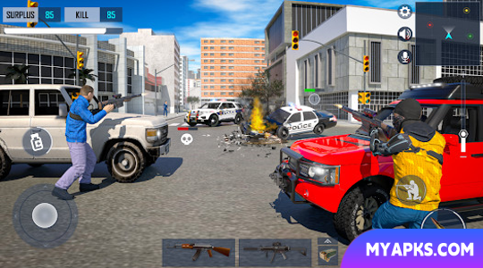 Gangster Shooting Police Game