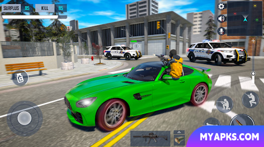 Gangster Shooting Police Game