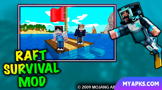 Survival Raft Mod Minecraft