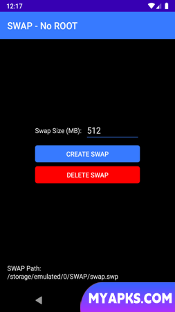 SWAP – No ROOT