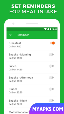 Calorie Carb & Fat Counter