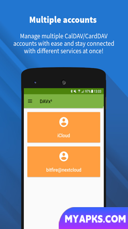 DAVx⁵ – Cliente CalDAVCardDAV