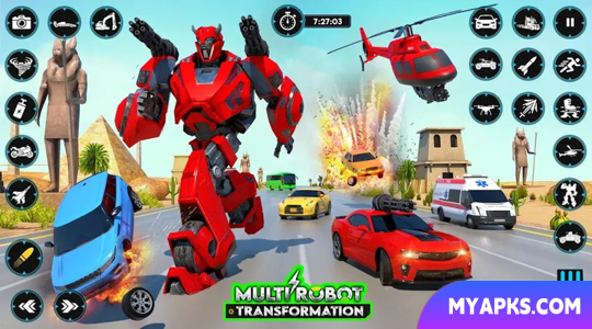 Robot Transform Car Games 3D