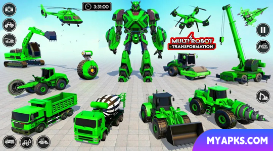 Robot Transform Car Games 3D