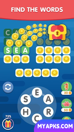 Word Search Sea: Word Puzzle 