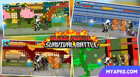 Block Mortal Survival Battle