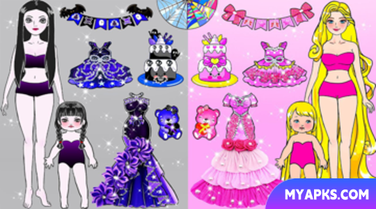 Paper Dolls Diary DIY Dress Up