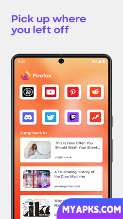 Firefox Fast & Private Browser v122.0b9