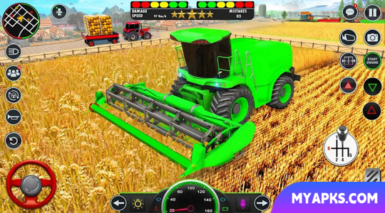 Real Tractor Driving Games