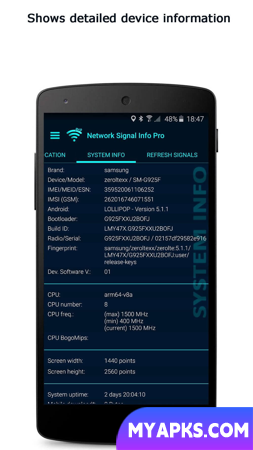 Network Signal Info Pro