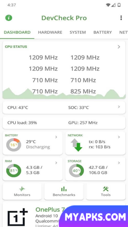 DevCheck Hardware and System Info