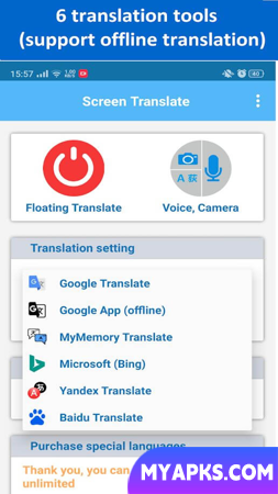 Translate On Screen