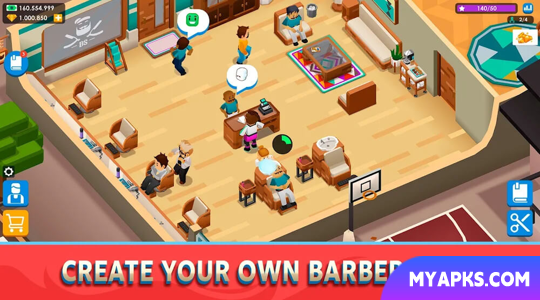 Idle Barber Shop Tycoon