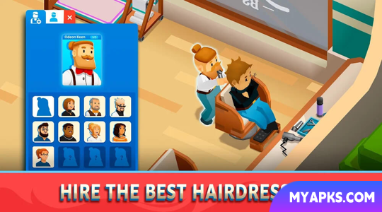 Idle Barber Shop Tycoon