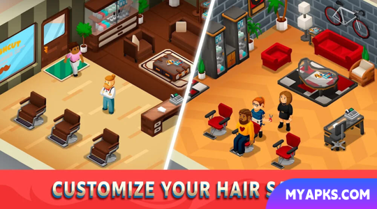 Idle Barber Shop Tycoon