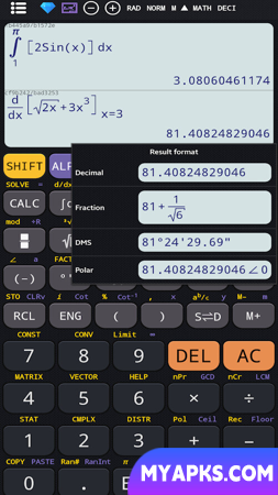 Scientific calculator plus advanced 991 calc