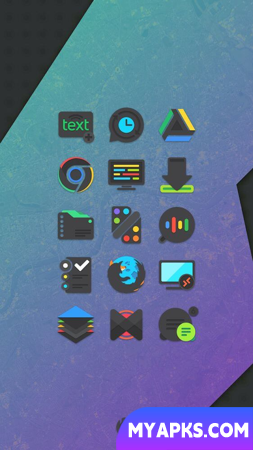 Crispy Dark: Icon Pack