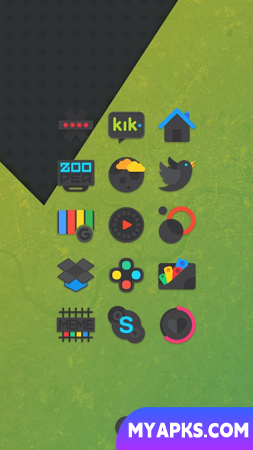 Crispy Dark: Icon Pack