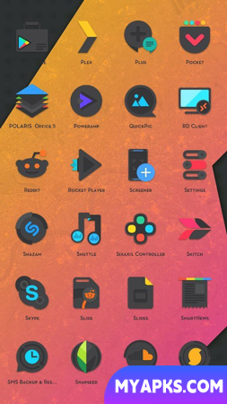 Crispy Dark: Icon Pack