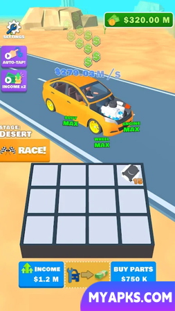 Merge Race - Idle Car games