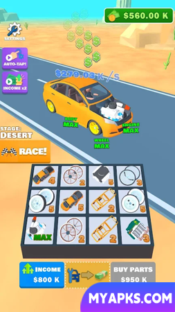 Merge Race - Idle Car games