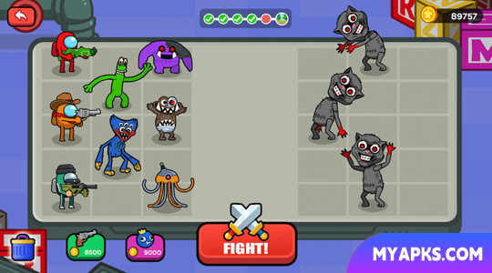 Merge War Monster Fight