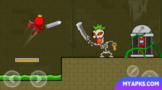 Red Stickman: Stick Adventure 