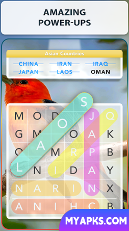 Word Search Nature Puzzle Game 