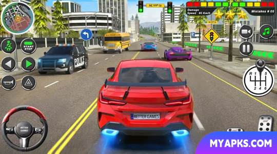 City Driving School Car Games