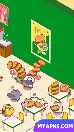 Cat Snack Bar: Food Idle Games