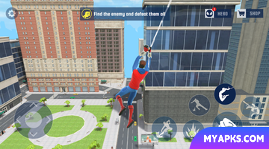 Spider Fighting: Hero Game