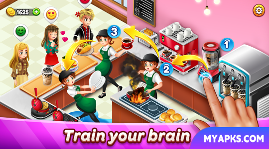 Cafe Panic: Cooking games 