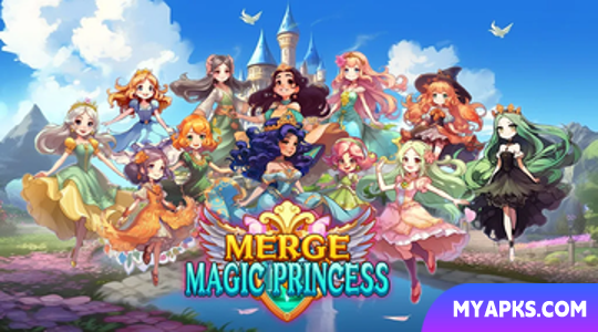 Merge Magic Princess: Tap Game